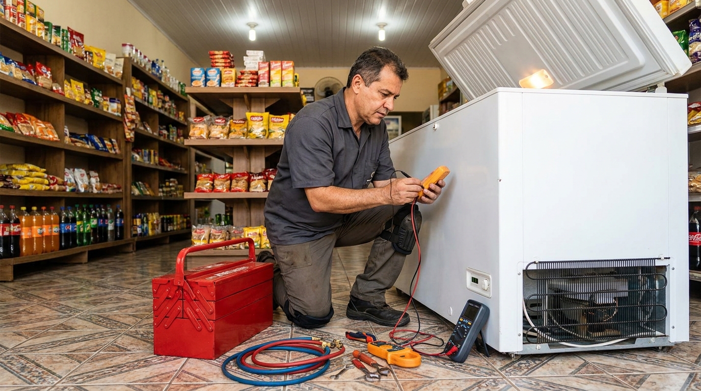 Ajuste de Temperatura do Freezer em Uberlândia‑MG
